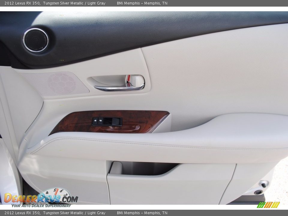 2012 Lexus RX 350 Tungsten Silver Metallic / Light Gray Photo #24