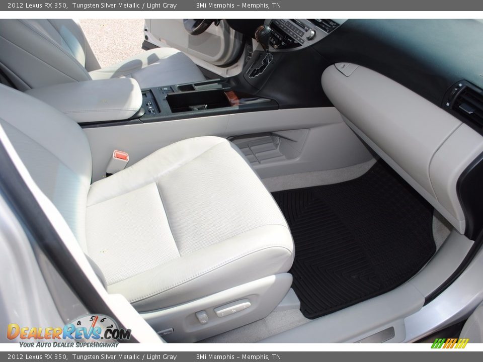 2012 Lexus RX 350 Tungsten Silver Metallic / Light Gray Photo #25