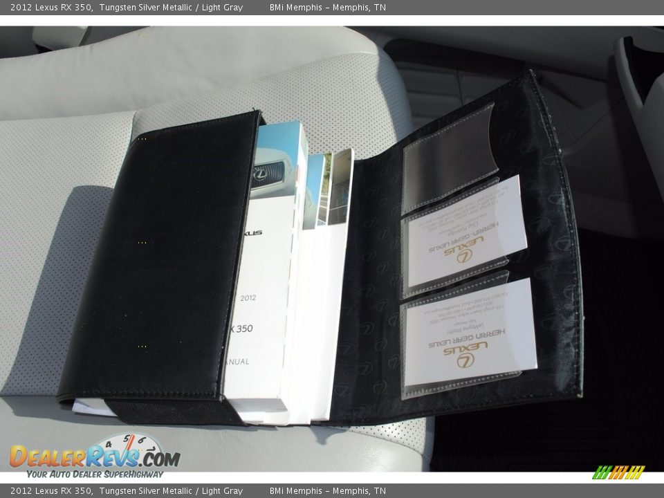 2012 Lexus RX 350 Tungsten Silver Metallic / Light Gray Photo #26