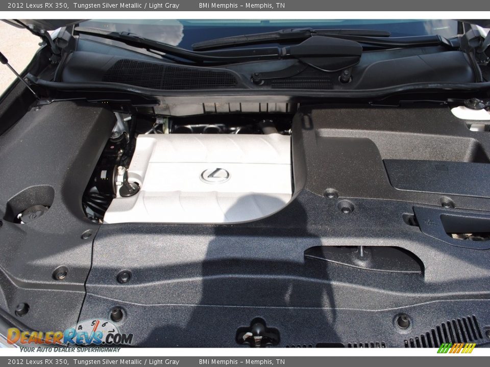 2012 Lexus RX 350 Tungsten Silver Metallic / Light Gray Photo #27