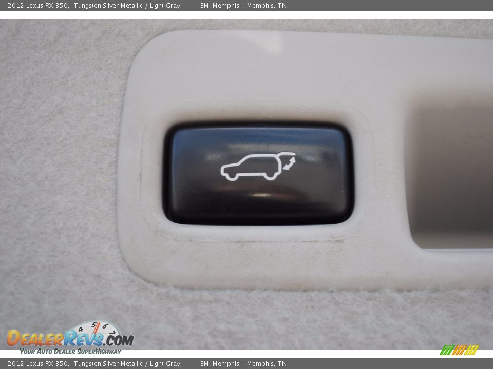 2012 Lexus RX 350 Tungsten Silver Metallic / Light Gray Photo #29