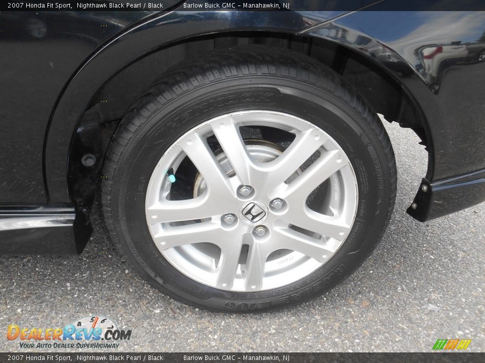 2007 Honda Fit Sport Nighthawk Black Pearl / Black Photo #8