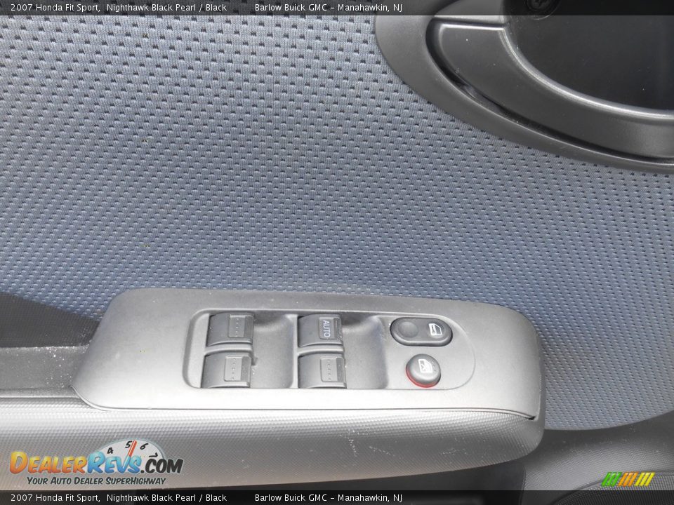 2007 Honda Fit Sport Nighthawk Black Pearl / Black Photo #11