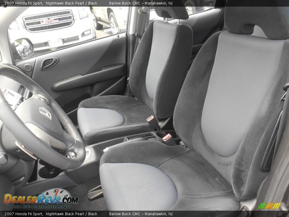 2007 Honda Fit Sport Nighthawk Black Pearl / Black Photo #13