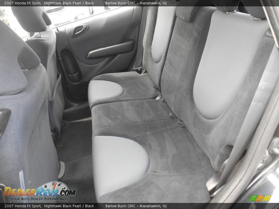 2007 Honda Fit Sport Nighthawk Black Pearl / Black Photo #14