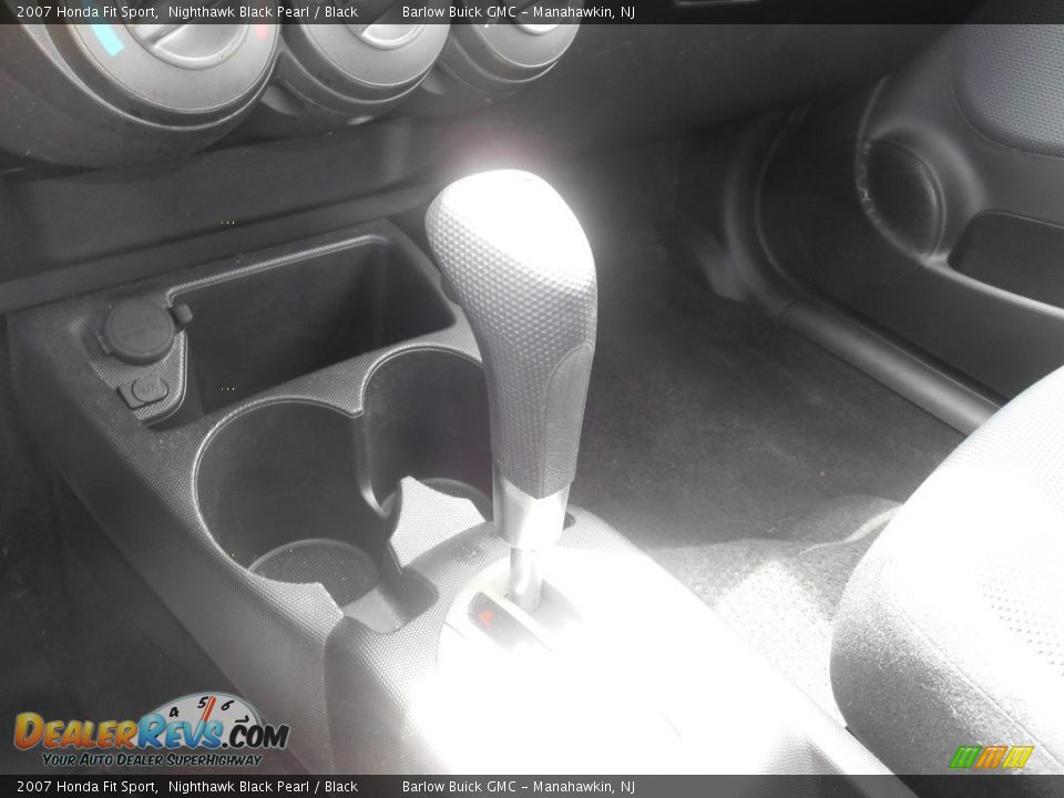 2007 Honda Fit Sport Nighthawk Black Pearl / Black Photo #15