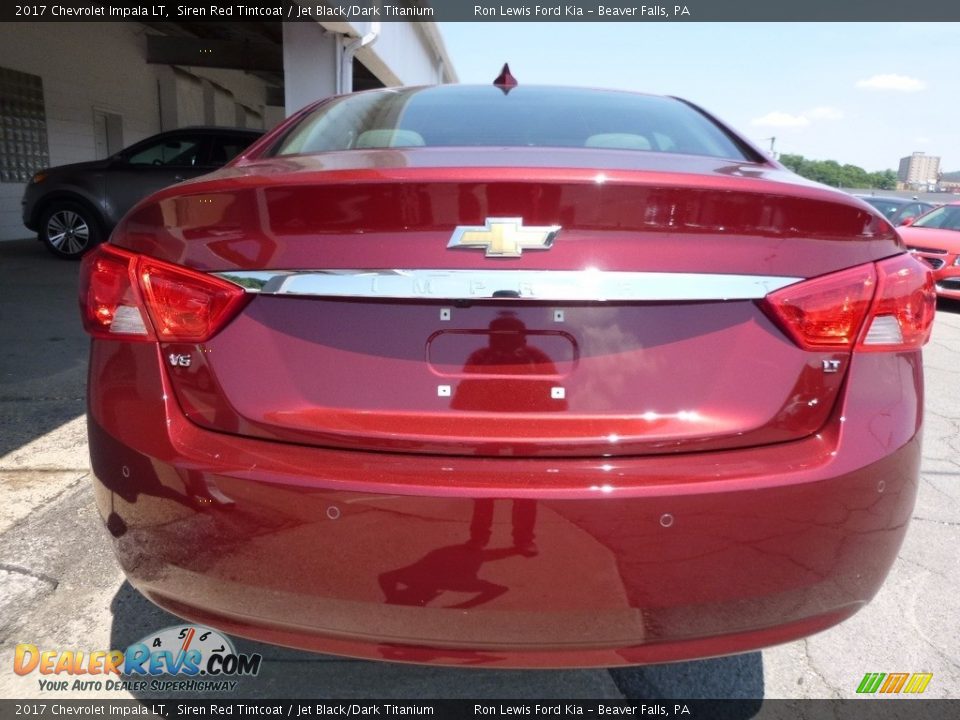 2017 Chevrolet Impala LT Siren Red Tintcoat / Jet Black/Dark Titanium Photo #3