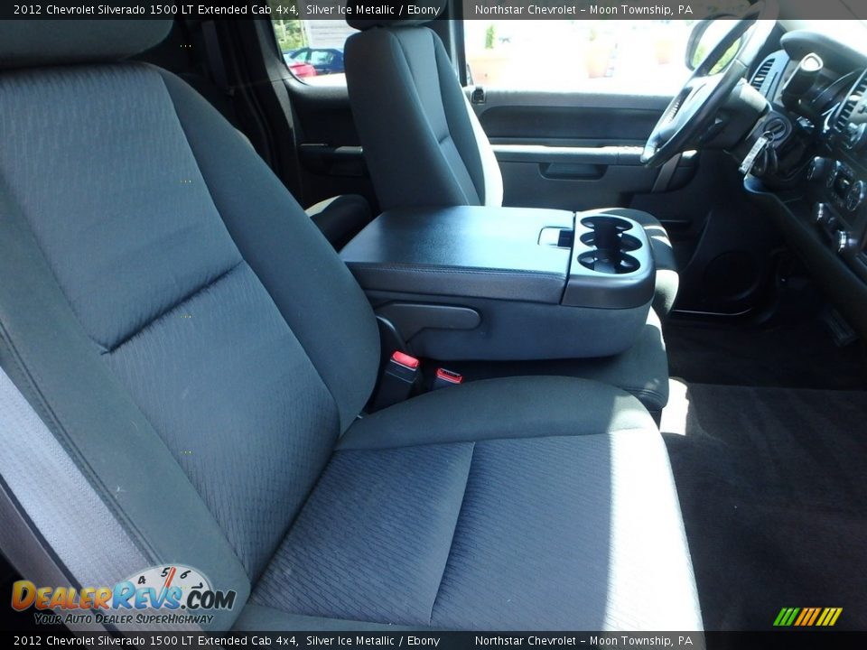 2012 Chevrolet Silverado 1500 LT Extended Cab 4x4 Silver Ice Metallic / Ebony Photo #14
