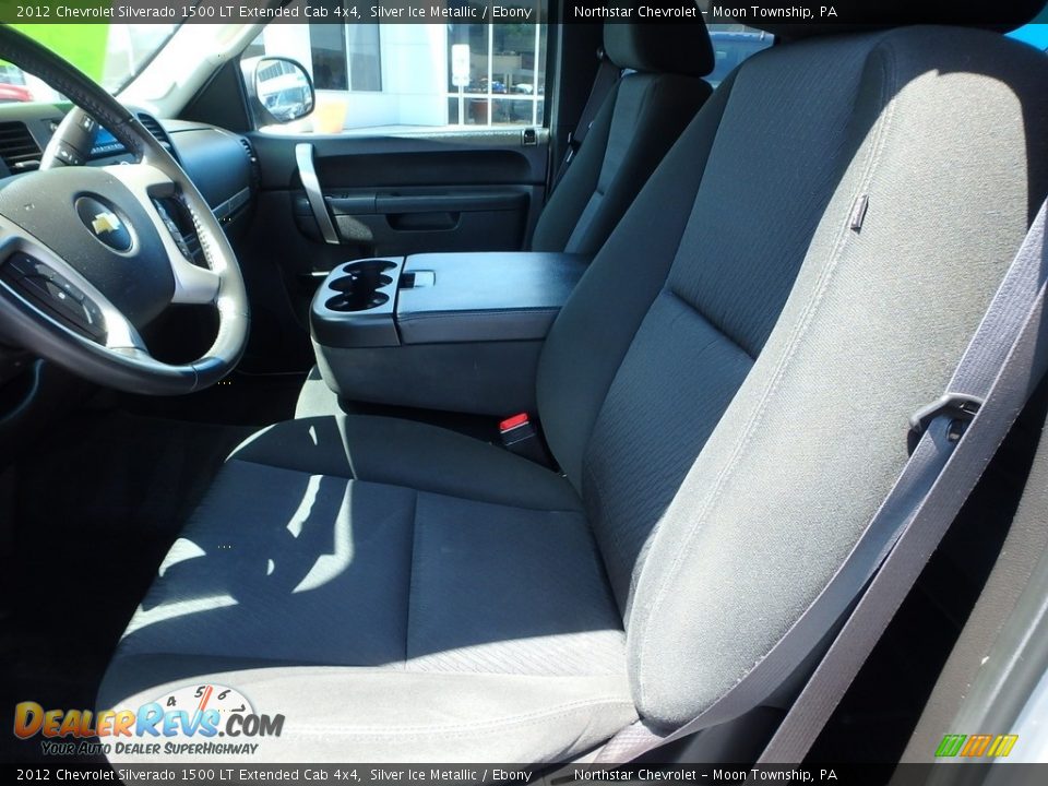 2012 Chevrolet Silverado 1500 LT Extended Cab 4x4 Silver Ice Metallic / Ebony Photo #20