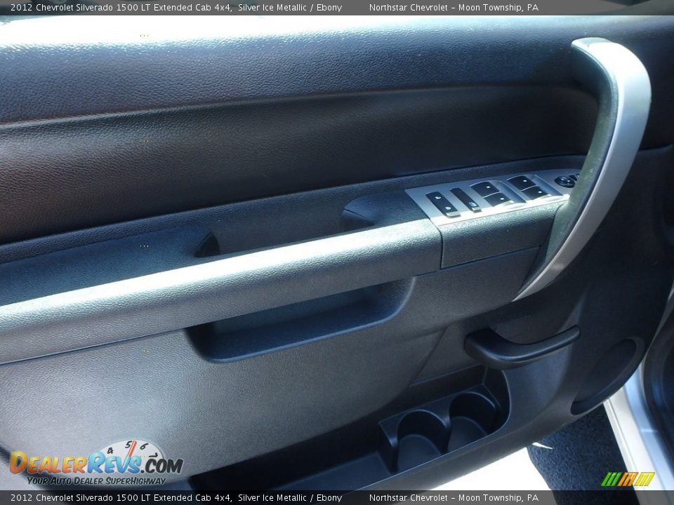 2012 Chevrolet Silverado 1500 LT Extended Cab 4x4 Silver Ice Metallic / Ebony Photo #23