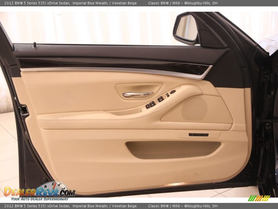 2012 BMW 5 Series 535i xDrive Sedan Imperial Blue Metallic / Venetian Beige Photo #4