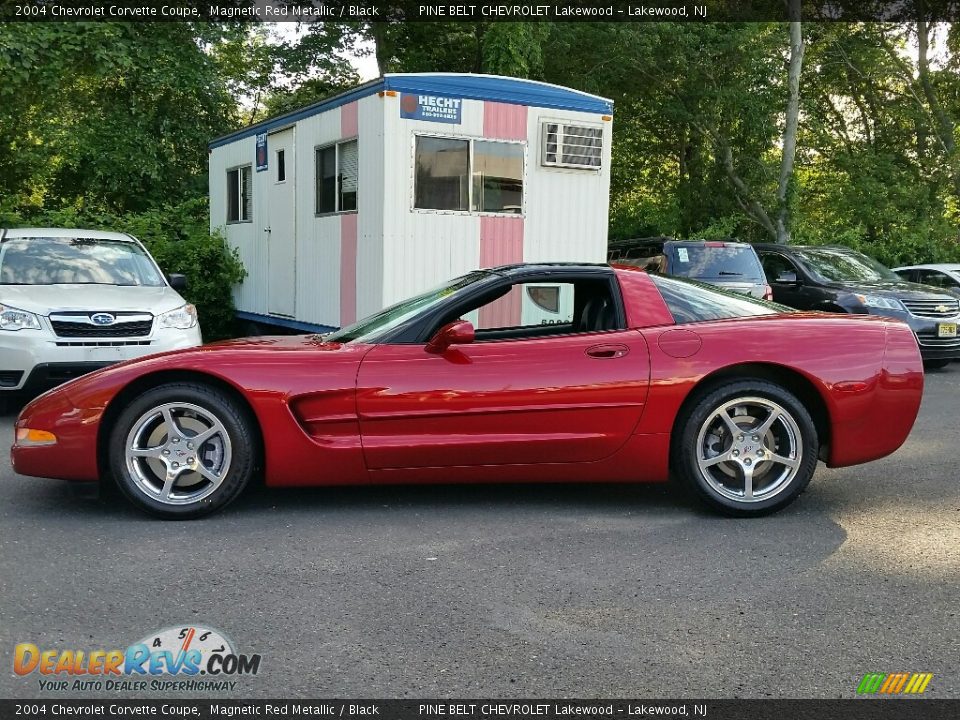 2004 Chevrolet Corvette Coupe Magnetic Red Metallic / Black Photo #8