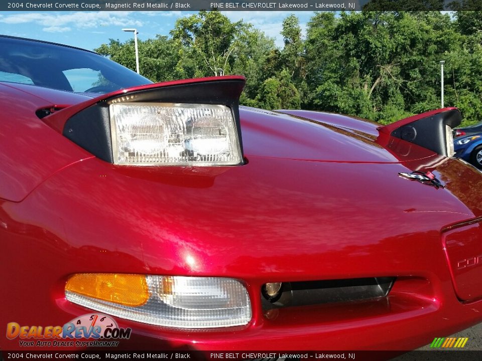 2004 Chevrolet Corvette Coupe Magnetic Red Metallic / Black Photo #30