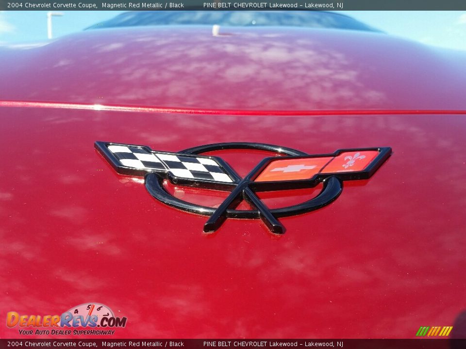 2004 Chevrolet Corvette Coupe Magnetic Red Metallic / Black Photo #31