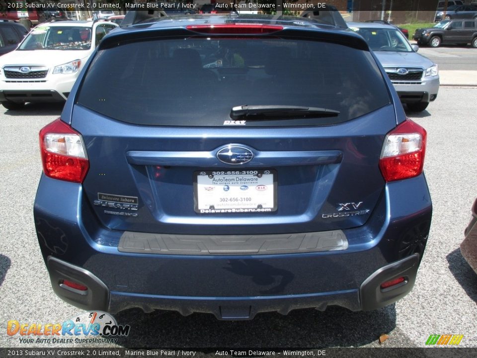 2013 Subaru XV Crosstrek 2.0 Limited Marine Blue Pearl / Ivory Photo #5