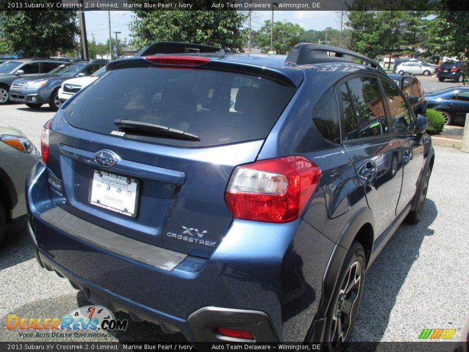 2013 Subaru XV Crosstrek 2.0 Limited Marine Blue Pearl / Ivory Photo #6