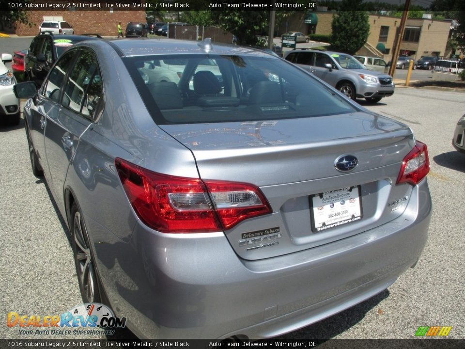 2016 Subaru Legacy 2.5i Limited Ice Silver Metallic / Slate Black Photo #4