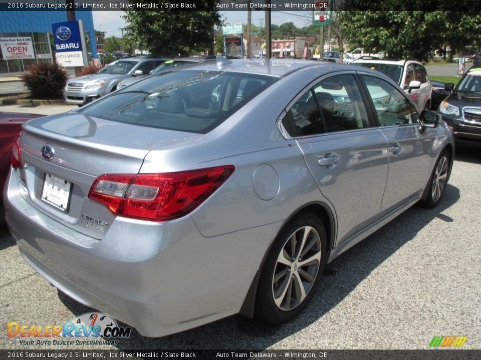 2016 Subaru Legacy 2.5i Limited Ice Silver Metallic / Slate Black Photo #6