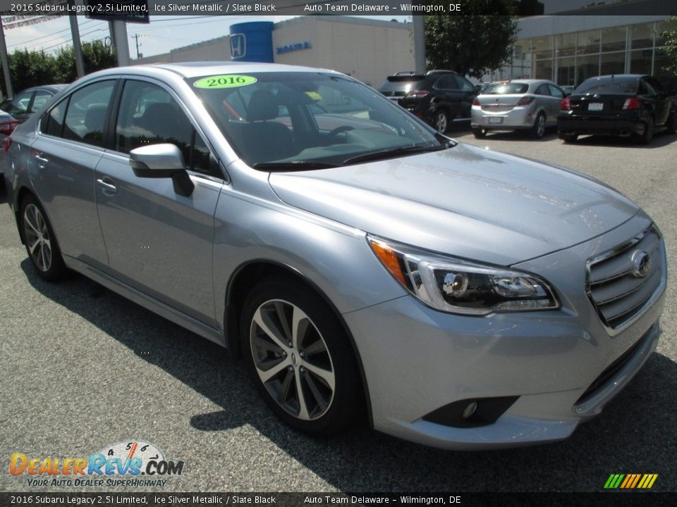 2016 Subaru Legacy 2.5i Limited Ice Silver Metallic / Slate Black Photo #8