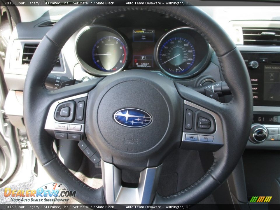 2016 Subaru Legacy 2.5i Limited Ice Silver Metallic / Slate Black Photo #12