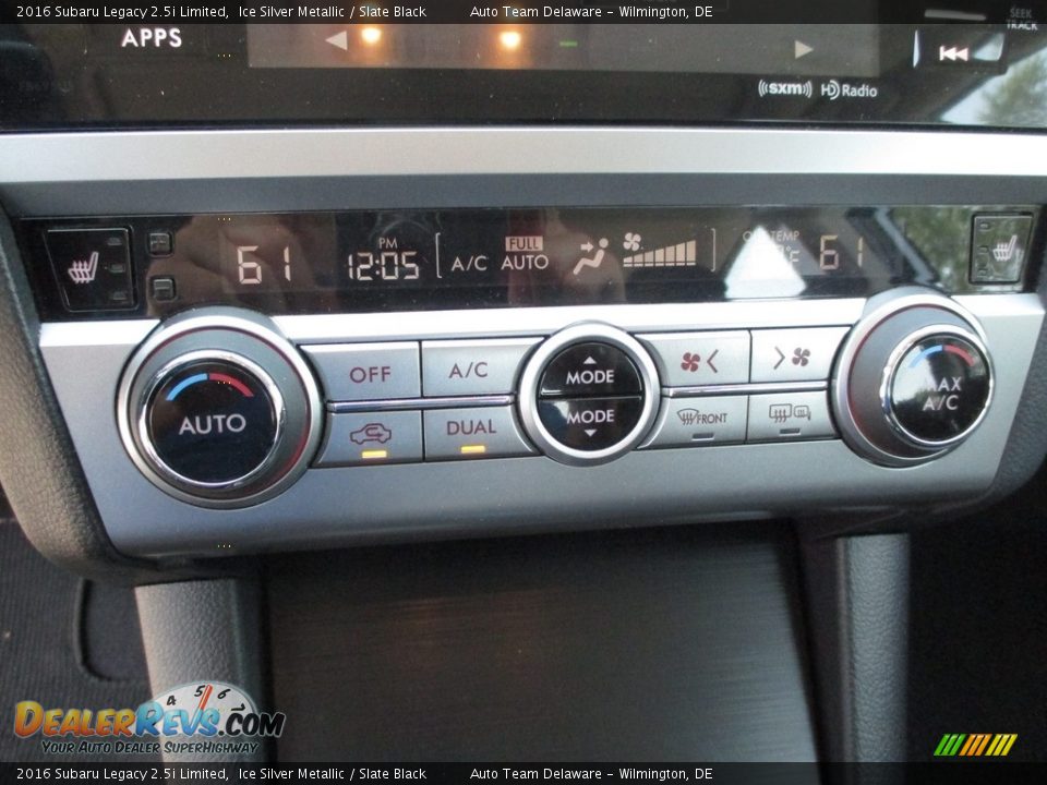 2016 Subaru Legacy 2.5i Limited Ice Silver Metallic / Slate Black Photo #14