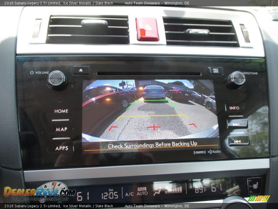 2016 Subaru Legacy 2.5i Limited Ice Silver Metallic / Slate Black Photo #15