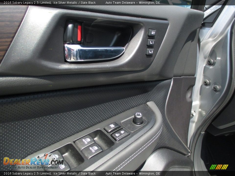 2016 Subaru Legacy 2.5i Limited Ice Silver Metallic / Slate Black Photo #29