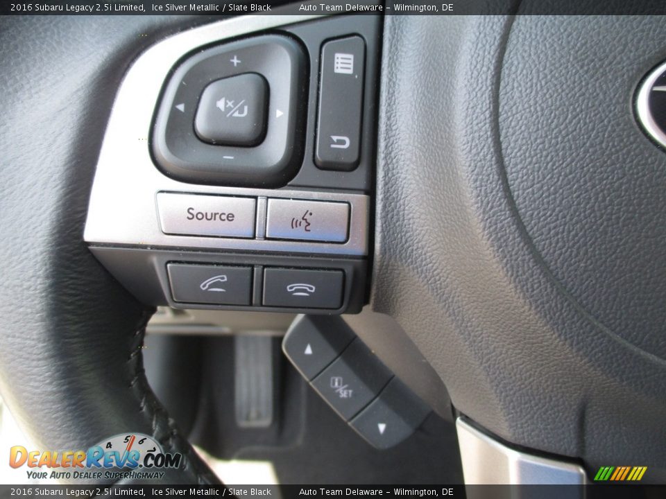 2016 Subaru Legacy 2.5i Limited Ice Silver Metallic / Slate Black Photo #33