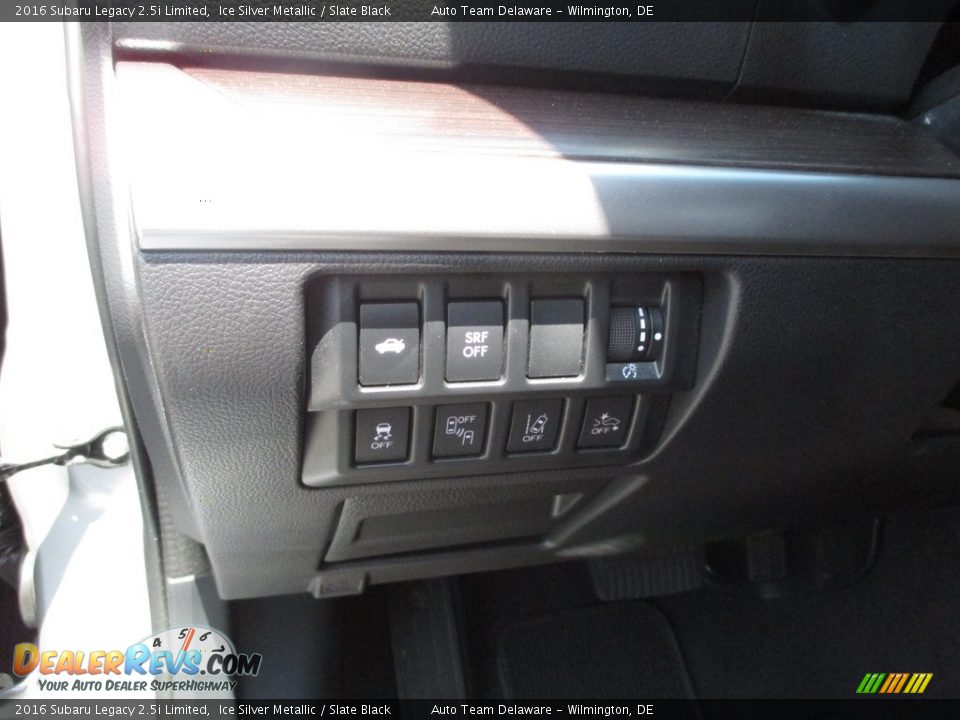 2016 Subaru Legacy 2.5i Limited Ice Silver Metallic / Slate Black Photo #35