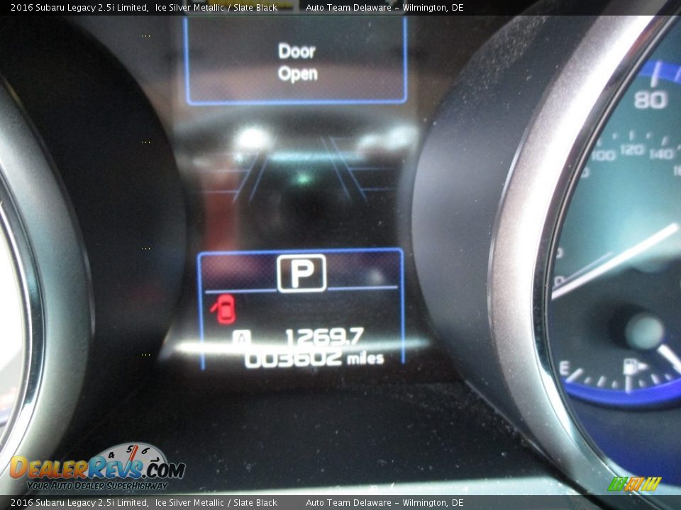 2016 Subaru Legacy 2.5i Limited Ice Silver Metallic / Slate Black Photo #36