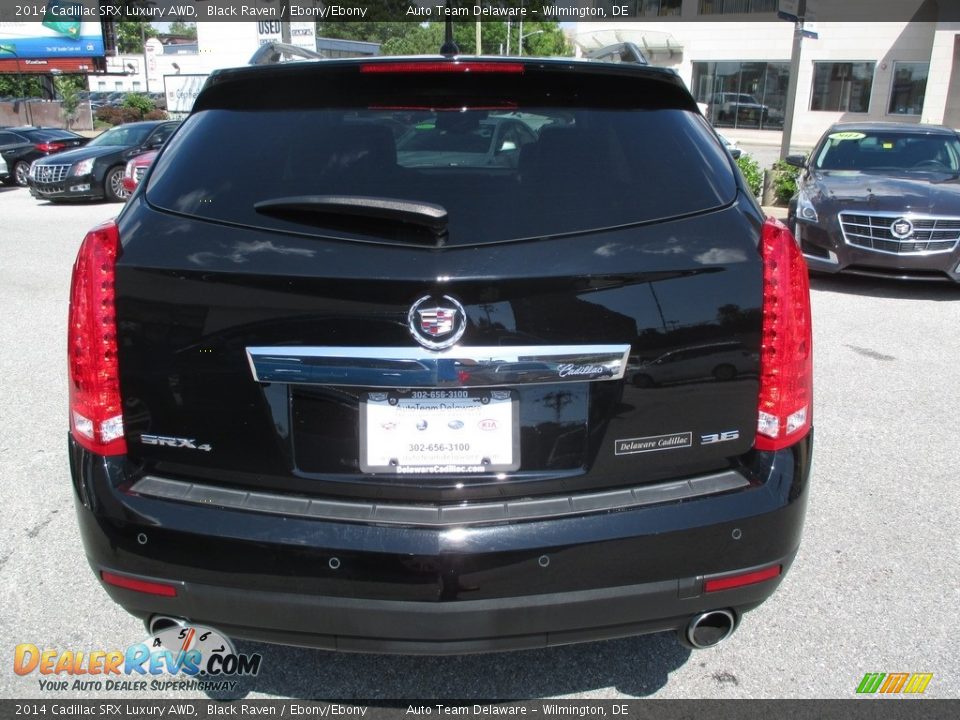 2014 Cadillac SRX Luxury AWD Black Raven / Ebony/Ebony Photo #5