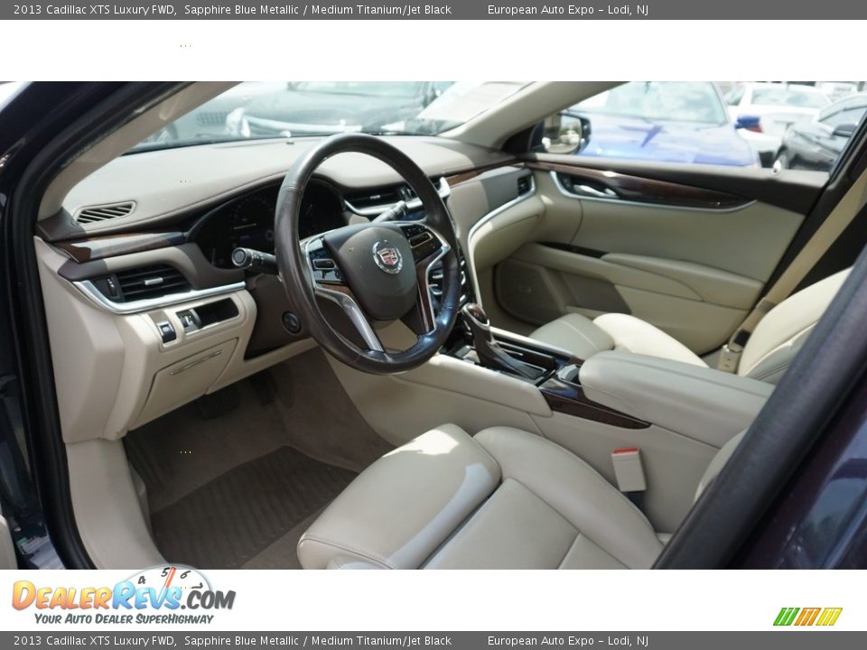 2013 Cadillac XTS Luxury FWD Sapphire Blue Metallic / Medium Titanium/Jet Black Photo #5