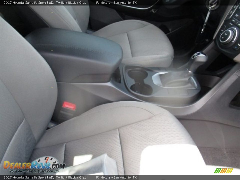 2017 Hyundai Santa Fe Sport FWD Twilight Black / Gray Photo #10