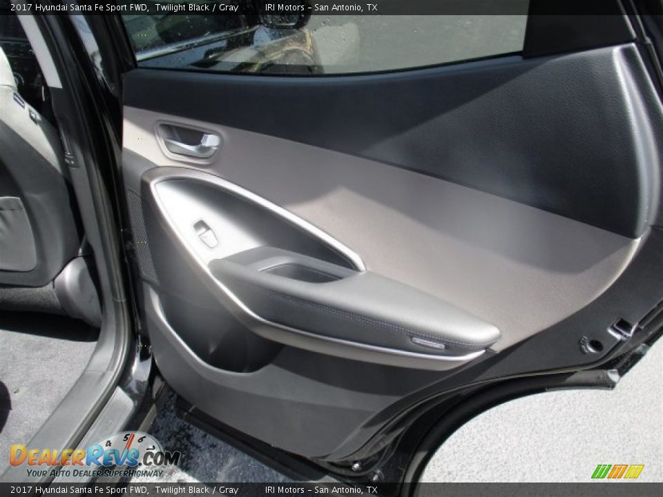 2017 Hyundai Santa Fe Sport FWD Twilight Black / Gray Photo #11