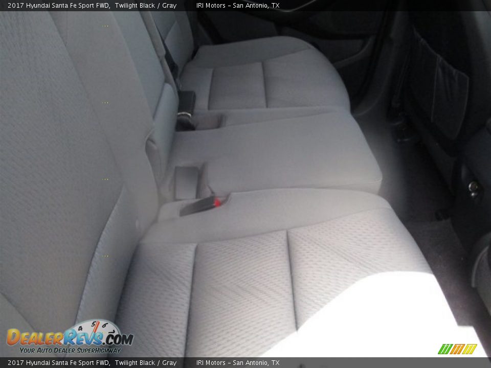 2017 Hyundai Santa Fe Sport FWD Twilight Black / Gray Photo #12