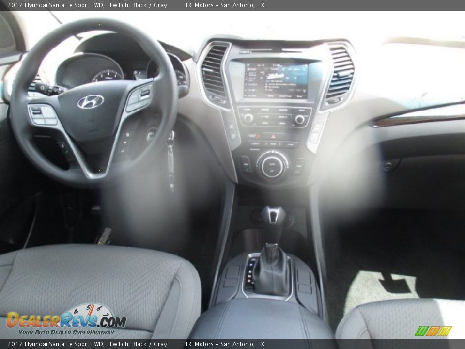 2017 Hyundai Santa Fe Sport FWD Twilight Black / Gray Photo #13