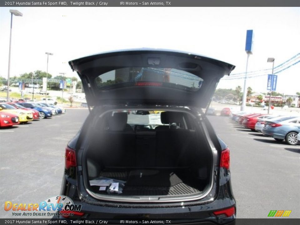 2017 Hyundai Santa Fe Sport FWD Twilight Black / Gray Photo #14
