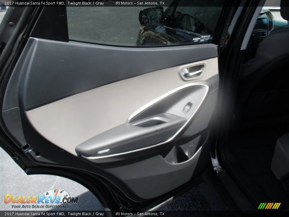 2017 Hyundai Santa Fe Sport FWD Twilight Black / Gray Photo #15