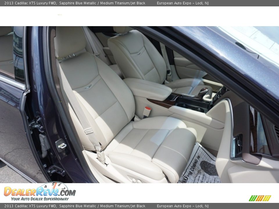2013 Cadillac XTS Luxury FWD Sapphire Blue Metallic / Medium Titanium/Jet Black Photo #12