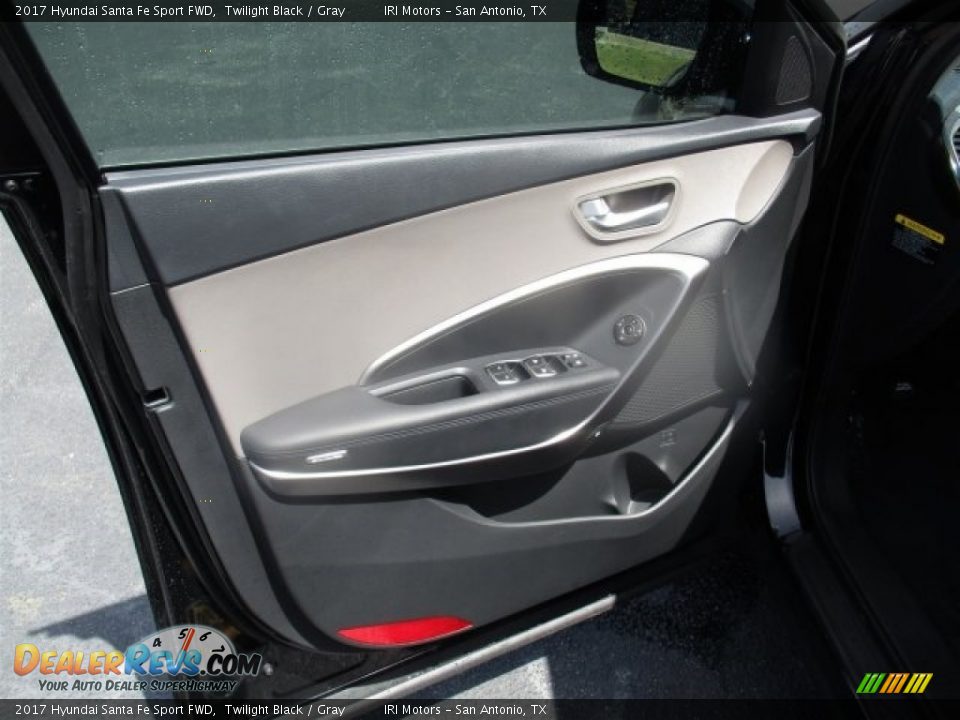 2017 Hyundai Santa Fe Sport FWD Twilight Black / Gray Photo #16