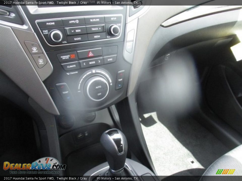 2017 Hyundai Santa Fe Sport FWD Twilight Black / Gray Photo #18