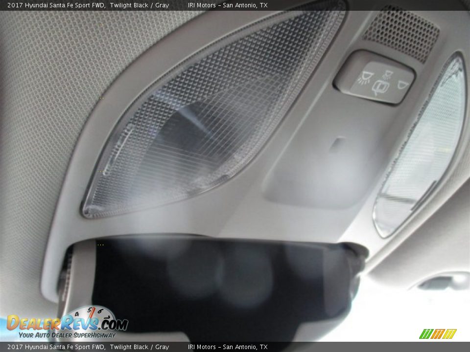 2017 Hyundai Santa Fe Sport FWD Twilight Black / Gray Photo #20
