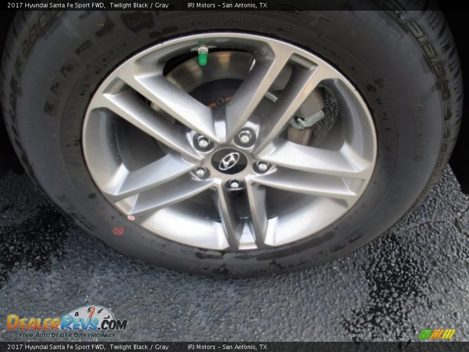 2017 Hyundai Santa Fe Sport FWD Twilight Black / Gray Photo #22