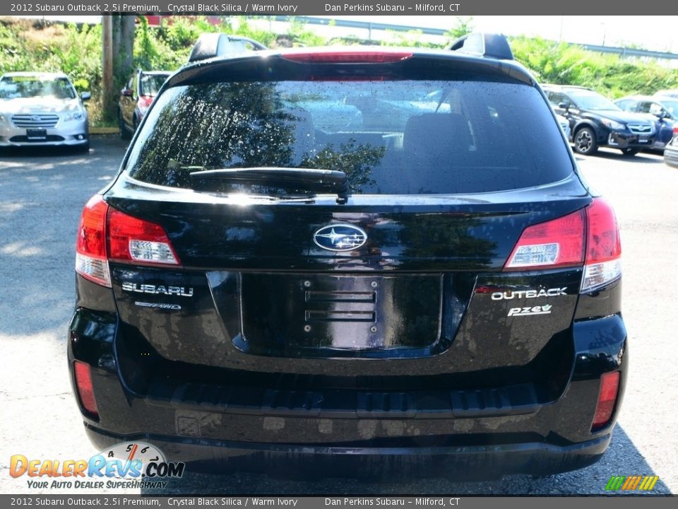 2012 Subaru Outback 2.5i Premium Crystal Black Silica / Warm Ivory Photo #7