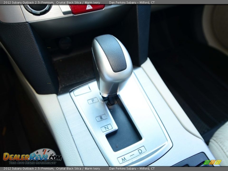 2012 Subaru Outback 2.5i Premium Crystal Black Silica / Warm Ivory Photo #13