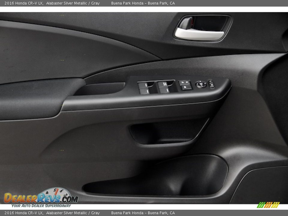 2016 Honda CR-V LX Alabaster Silver Metallic / Gray Photo #7