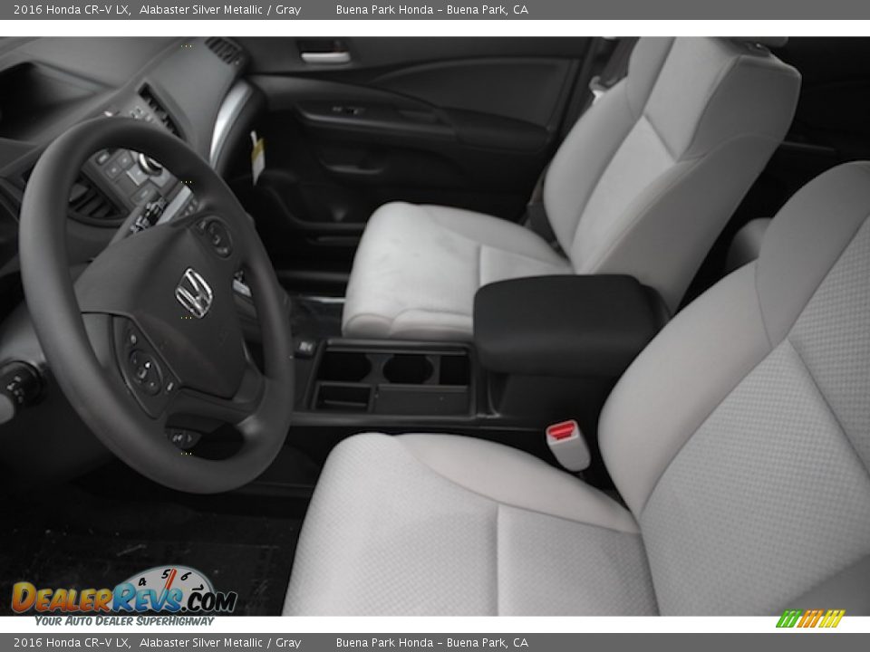 2016 Honda CR-V LX Alabaster Silver Metallic / Gray Photo #8