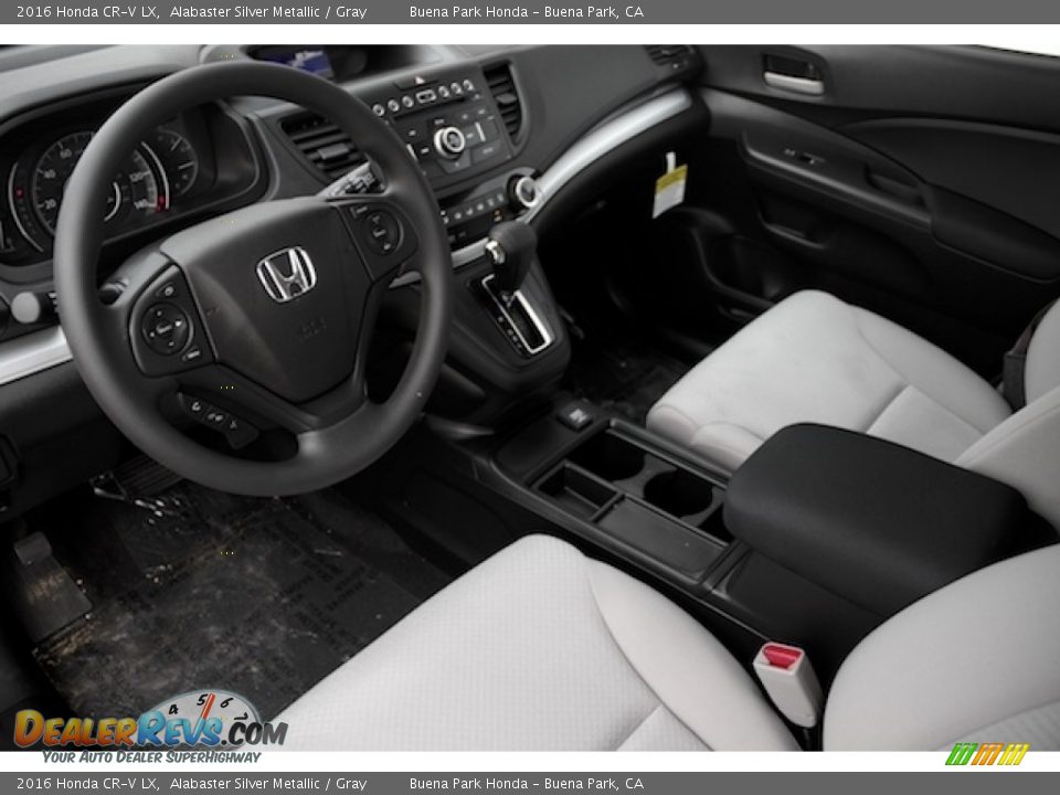 2016 Honda CR-V LX Alabaster Silver Metallic / Gray Photo #9