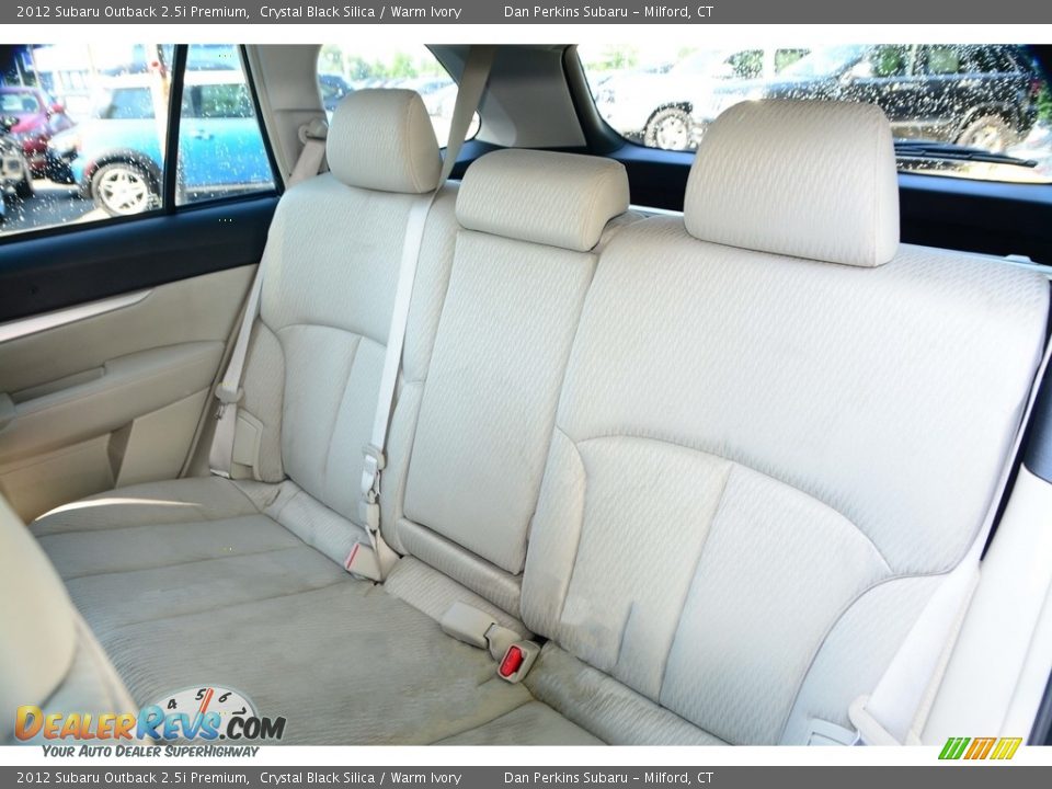 2012 Subaru Outback 2.5i Premium Crystal Black Silica / Warm Ivory Photo #16