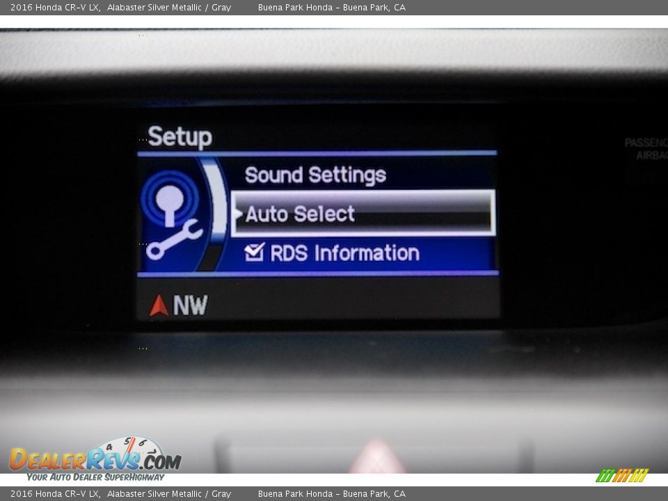 2016 Honda CR-V LX Alabaster Silver Metallic / Gray Photo #15